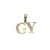 Arany "Gy" betű medál