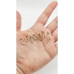 Arany "Gy" betű medál