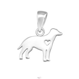 Ezüst kutya medál