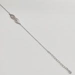 Ezüst végtelen karlánc