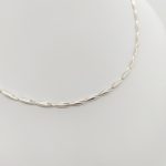 Ezüst szegedi nyakék - 40 cm