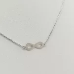 Fehér arany végtelen nyaklánc