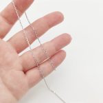 Fehér arany anker bokalánc