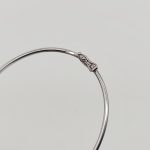 Fehér arany egyszerű karperec