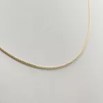 Sárga arany barbara nyaklánc - 42 cm