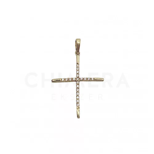Sárga arany kereszt medál