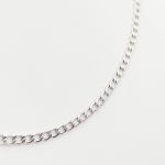 Fehér arany pancer nyaklánc