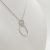 Ezüst modern mutatós nyaklánc