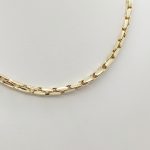 Sárga arany modern férfi nyaklánc