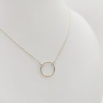 Sárga arany nyaklánc gyémánt medállal