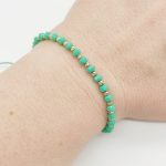 Arany karlánc kristályokkal