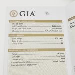 Ovális csiszolású természetes gyémánt - 0,70 ct