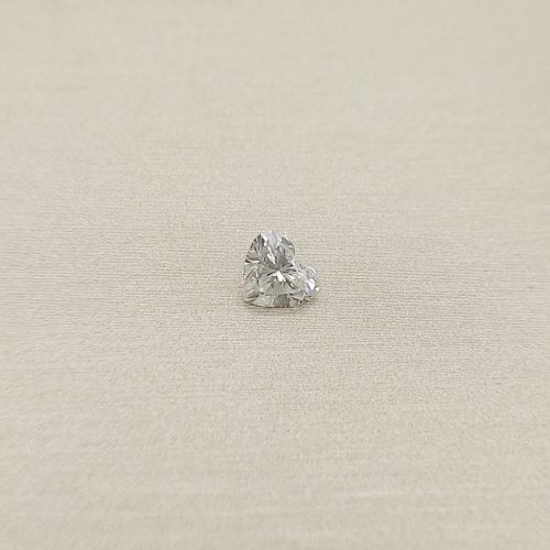 Szív csiszolású természetes gyémánt - 0,80 ct