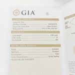 Szív csiszolású természetes gyémánt - 0,80 ct