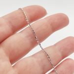 Ezüst anker karlánc