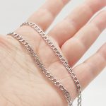 Férfi ezüst pancer nyaklánc