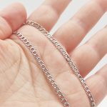 Férfi ezüst pancer nyaklánc