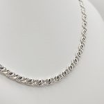 Férfi ezüst gömbcharles nyaklánc