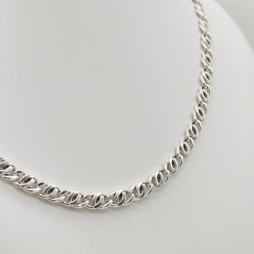 Férfi ezüst gömbcharles nyaklánc