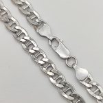 Ezüst üreges pálcás pancer nyaklánc