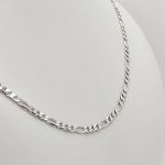 Ezüst tömör figaro nyaklánc