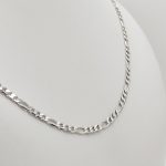 Ezüst tömör figaro nyaklánc