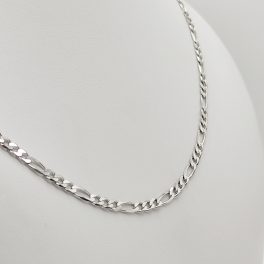 Ezüst tömör figaro nyaklánc
