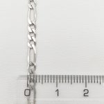 Ezüst tömör figaro nyaklánc