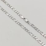 Ezüst tömör figaro nyaklánc