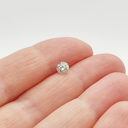 Kerek briliáns csiszolású természetes gyémánt - 0,50 ct