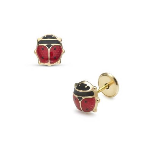 Lisa sárga arany katica fülbevaló