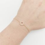 Sárga arany karlánc gyémántokkal