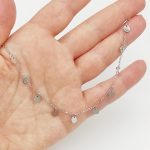 Ezüst bokalánc kerek függőkkel