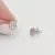 Ezüst köves tappancs fülbevaló
