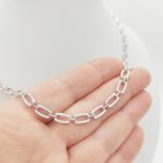 Ezüst nyakék cirkóniákkal