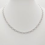 Ezüst nyakék cirkóniákkal