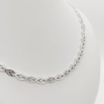 Szikrázó ezüst nyakék cirkóniákkal