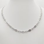 Szikrázó ezüst nyakék cirkóniákkal