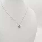 Ezüst nyaklánc kis szív medállal