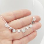 Ezüst nyaklánc hegyi kristályokkal