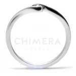 Vicenza arany eljegyzési gyűrű gyémánttal