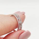 Sok köves ezüst gyűrű