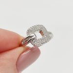 Sok köves ezüst gyűrű