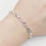 Ezüst szegedi karlánc - 18 cm