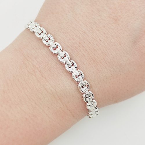 Ezüst szegedi karlánc - 19 cm 