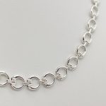 Ezüst elől szélesedő szegedi nyakék - 50 cm