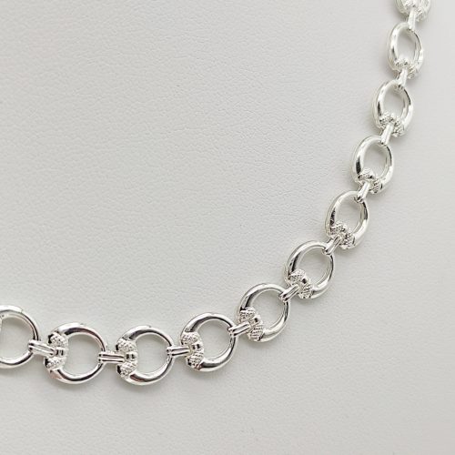 Ezüst elől szélesedő szegedi nyakék - 50 cm