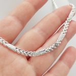 Ezüst nyíl szegedi nyakék - 45 cm