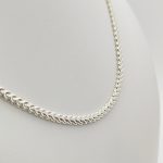 Ezüst nyíl mintás szegedi nyakék - 50 cm