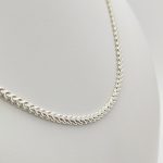 Ezüst szegedi nyakék - 45 cm